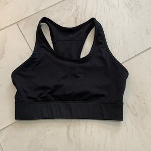 fabletics mila sports bra black small